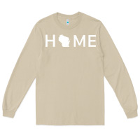 Mushroom home in wisconsin love u.s Long Sleeve Tee - linhVisuals