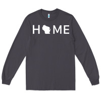 Smoke home in wisconsin love u.s Long Sleeve Tee - linhVisuals