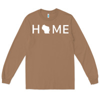 Toasted Coconut home in wisconsin love u.s Long Sleeve Tee - linhVisuals