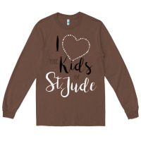 Chestnut i love and heart the kids of st jude shirt for runners Long Sleeve Tee - linhVisuals