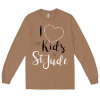 Toasted Coconut i love and heart the kids of st jude shirt for runners Long Sleeve Tee - linhVisuals