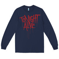 Navy tonight alive Long Sleeve Tee - linhVisuals