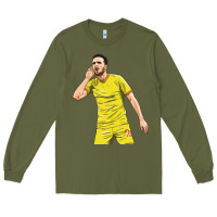 Army Green Diogo Jota Long Sleeve Tee - linhVisuals