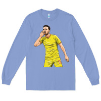 Colony Blue Diogo Jota Long Sleeve Tee - linhVisuals