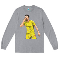Heather Grey Diogo Jota Long Sleeve Tee - linhVisuals