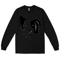 Black dog, collie, dogs, collies, border collies, puppy, sheepdog Long Sleeve Tee - linhVisuals