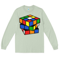 Matcha rubik cube Long Sleeve Tee - linhVisuals