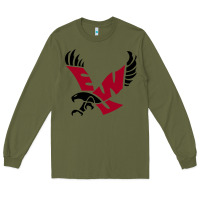 Army Green eastern washington eagles Long Sleeve Tee - linhVisuals