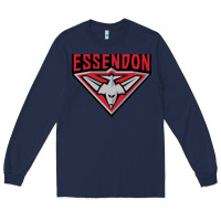 Navy essendon fc Long Sleeve Tee - linhVisuals