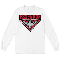 White essendon fc Long Sleeve Tee - linhVisuals