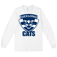 White geelong cats Long Sleeve Tee - linhVisuals