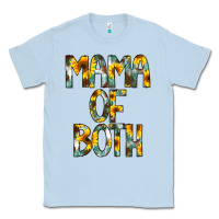 Dusty Blue Mama of Both Classic Tee - CowCowDesign
