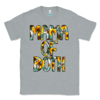 Heather Grey Mama of Both Classic Tee - CowCowDesign