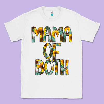 Mama Of Both Classic Tee Designed By Cowcowdesign