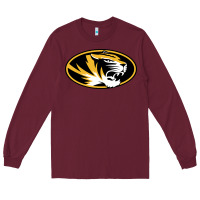 Burgundy missouri tigers Long Sleeve Tee - linhVisuals