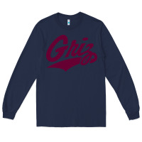 Navy montana griz Long Sleeve Tee - linhVisuals