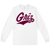 White montana griz Long Sleeve Tee - linhVisuals
