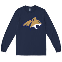 Navy montana state bobcats Long Sleeve Tee - linhVisuals