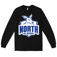Black north melbourne fc Long Sleeve Tee - linhVisuals