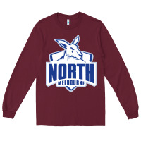 Burgundy north melbourne fc Long Sleeve Tee - linhVisuals
