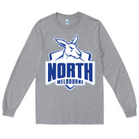 Heather Grey north melbourne fc Long Sleeve Tee - linhVisuals