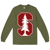 Army Green stanford cardinal Long Sleeve Tee - linhVisuals