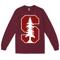 Burgundy stanford cardinal Long Sleeve Tee - linhVisuals