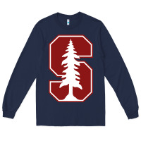 Navy stanford cardinal Long Sleeve Tee - linhVisuals