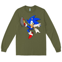 Army Green Söniĉ Kids Long Sleeve Tee - linhVisuals