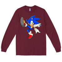 Burgundy Söniĉ Kids Long Sleeve Tee - linhVisuals
