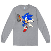 Heather Grey Söniĉ Kids Long Sleeve Tee - linhVisuals