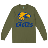 Army Green west coast eagles Long Sleeve Tee - linhVisuals