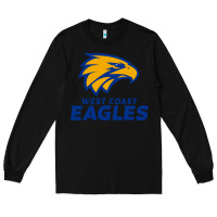 Black west coast eagles Long Sleeve Tee - linhVisuals