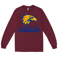 Burgundy west coast eagles Long Sleeve Tee - linhVisuals