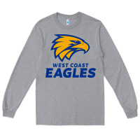 Heather Grey west coast eagles Long Sleeve Tee - linhVisuals