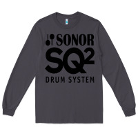Smoke Sonor Drum Long Sleeve Tee - linhVisuals
