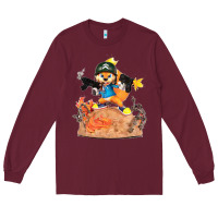 Burgundy conker the squirrel, bad, video game, game, green, squirel Long Sleeve Tee - linhVisuals