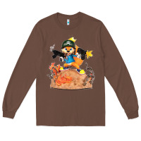 Chestnut conker the squirrel, bad, video game, game, green, squirel Long Sleeve Tee - linhVisuals