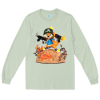 Matcha conker the squirrel, bad, video game, game, green, squirel Long Sleeve Tee - linhVisuals