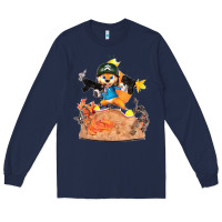 Navy conker the squirrel, bad, video game, game, green, squirel Long Sleeve Tee - linhVisuals