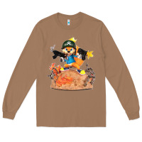 Toasted Coconut conker the squirrel, bad, video game, game, green, squirel Long Sleeve Tee - linhVisuals
