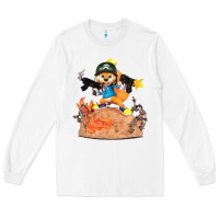 White conker the squirrel, bad, video game, game, green, squirel Long Sleeve Tee - linhVisuals