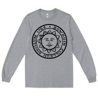 Heather Grey bowdoin college x Long Sleeve Tee - linhVisuals