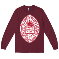 Burgundy bard college Long Sleeve Tee - linhVisuals