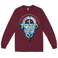 Burgundy toto black dwi Long Sleeve Tee - linhVisuals
