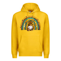 Lemon western bee gnomes sunflowers beehive honeycomb leopard turquoise sera Premium Hoodie - Artiststas