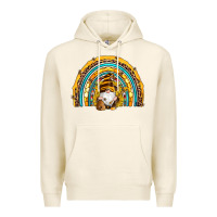 Tofu western bee gnomes sunflowers beehive honeycomb leopard turquoise sera Premium Hoodie - Artiststas