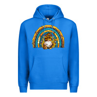 True Royal western bee gnomes sunflowers beehive honeycomb leopard turquoise sera Premium Hoodie - Artiststas