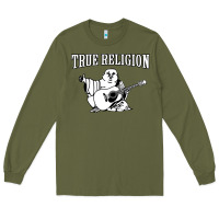 Army Green true religion [tw] Long Sleeve Tee - linhVisuals