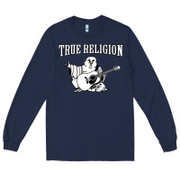 Navy true religion [tw] Long Sleeve Tee - linhVisuals